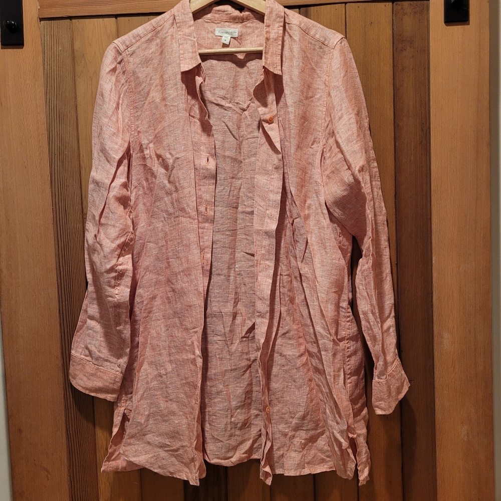 Long linen shirt